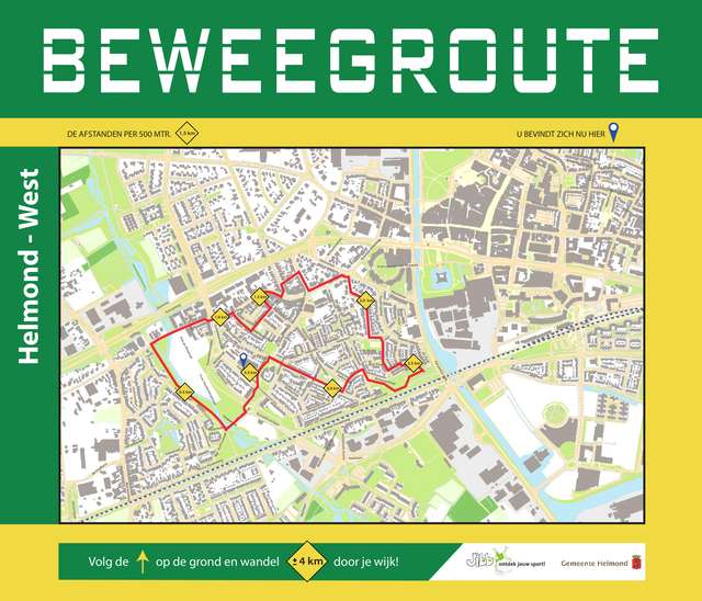 Beweegroute Helmond-West