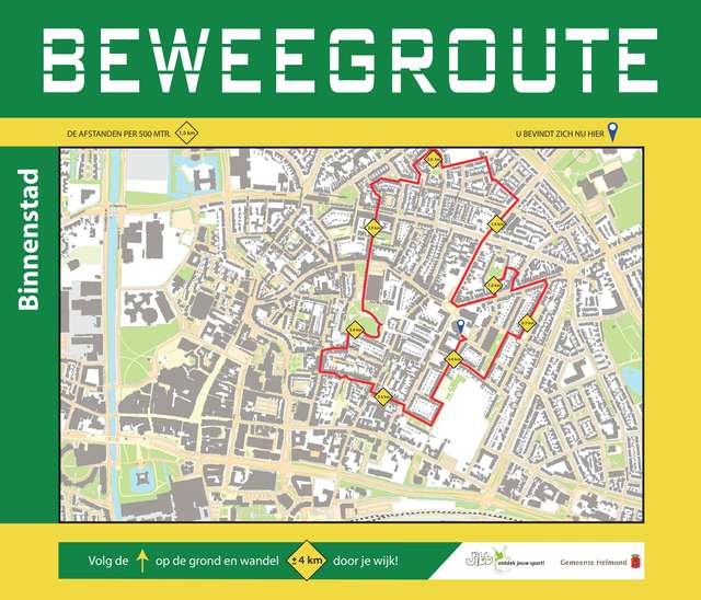 Beweegroute Binnenstad
